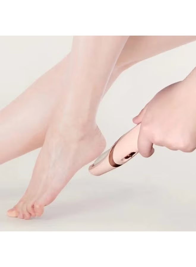 Flawless Electric Foot File for Dead Skin and Cracks Removal with Exfoliating Roller – Professional At-Home Pedicure for Foot Care and USB Charging for Smoother Heels - Image 4